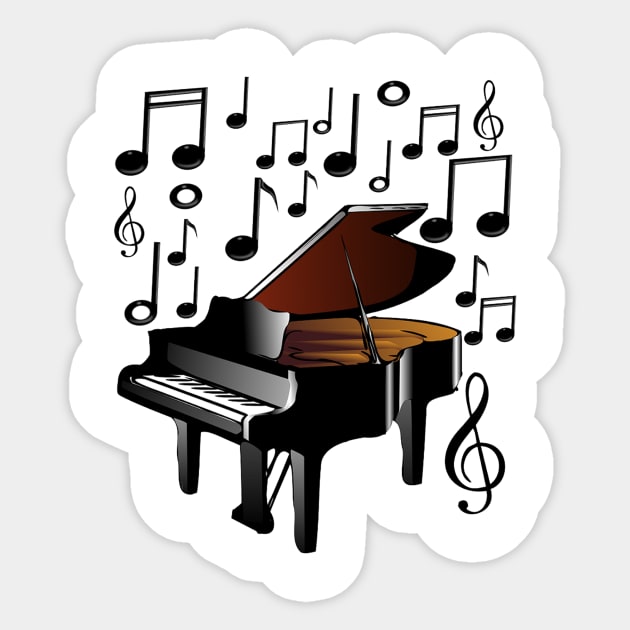 A Grand Symphony Sticker by AROJA